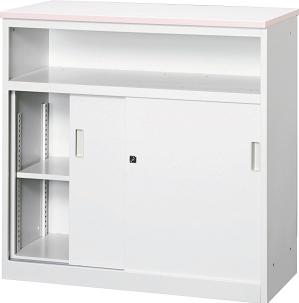 新品 中棚付ハイカウンターW900